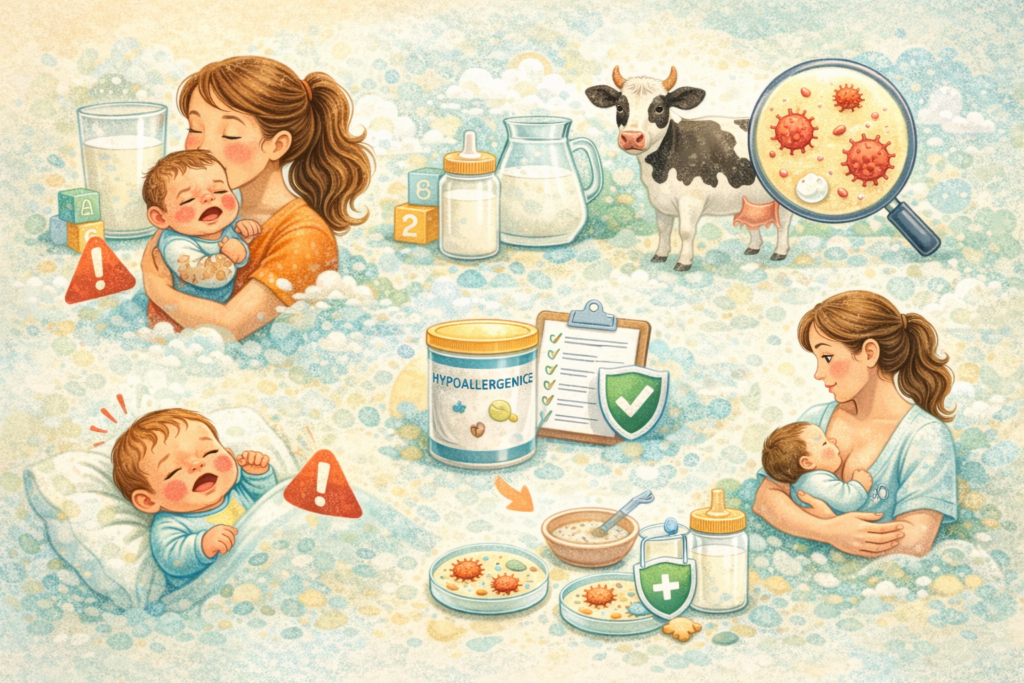 Suplementacao quando e realmente necessaria Leite de vaca na primeira semana de vida: o que as famílias precisam saber