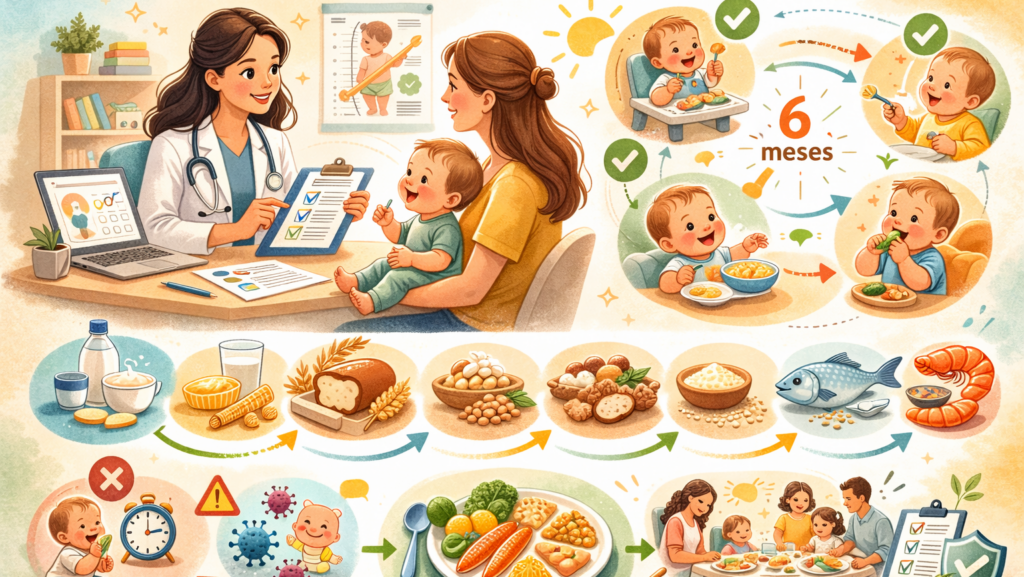 introducao alimentar 2 e1771692324205 Introdução alimentar e prevenção de alergias: 10 Verdades Científicas Essenciais para Proteger Seu Bebê