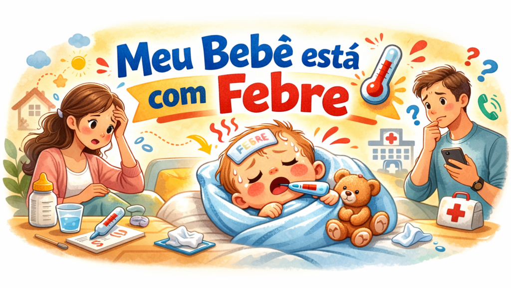 meu bebe com febre e1772156414416 Meu Bebê está com Febre: O Guia Essencial para Mães de Primeiras Viagens (8 a 60 dias)